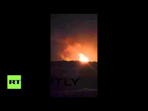 انفجار في ولاية تكساس يتسبب في حريق ضخم