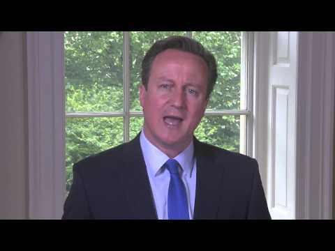 شاهد رئيس الوزراء البريطاني يهنئ المسلمين بحلول رمضان