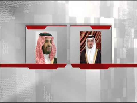 فيديو ولي العهد البحريني يتبادل التهاني