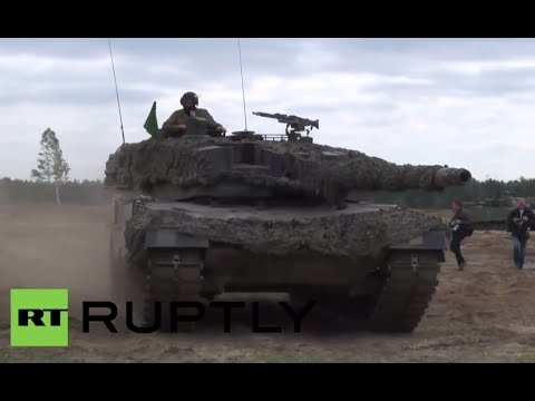 فيديو الناتو ينهي اختبار قواته الضاربة على تخوم روسيا الغربية