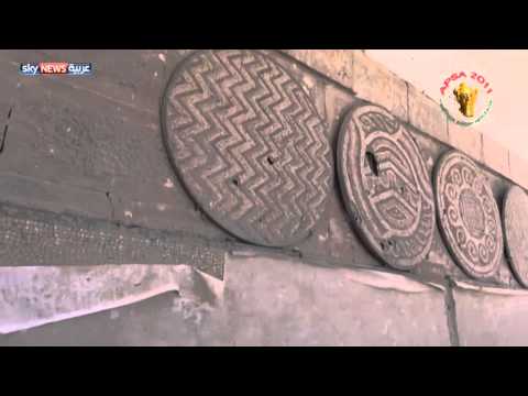 بالفيديو القوات الحكومية تقصف بالبراميل المتفجرة متحف الفسيفساء في معرة النعمان