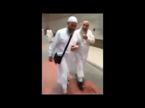 شاهد الاعتداء على برهامي ومخيون في الحرم المكي