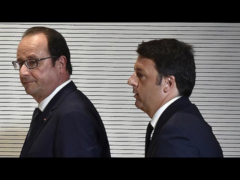 فيديو هولاند يشدد على ضرورة تحمل أعباء المهاجرين مع إيطاليا