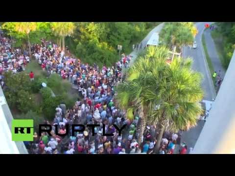 بالفيديو مسيرة إسلامية تكريمًا لأرواح ضحايا تشارلستون الأميركية