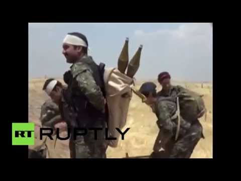 شاهد الأكراد يواصلون تقدمهم نحو مدينة الرقة