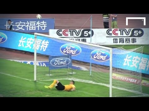 شاهد صاروخ من 40 ياردة يسكن الشباك