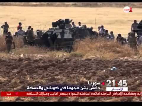 داعش يشن هجوما مزدوجا على كوباني والحسكة