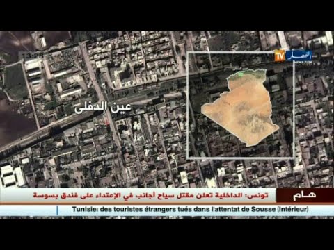 شاهد اصطدام سيارتين في عين الدفلى