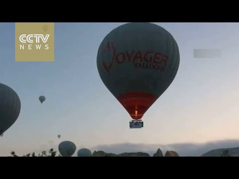 شاهد إصابة عشرة أشخاص في حادث بالون داخل تركيا