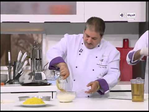 بالفيديو طريقة تحضير حلوى النمورة الشهية للغاية