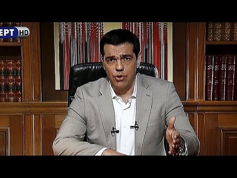 شاهد تسيبراس يعلن عطلة مصرفية مؤقتة في اليونان