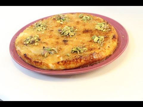 بالفيديو طريقة بسيطة لعمل الكنافة النابلسية