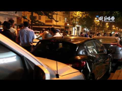 بالفيديو حادثة مرورية وسط العاصمة المغربية