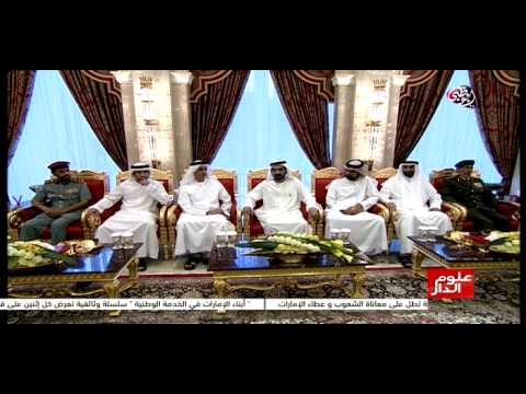 محمد بن راشد آل يستقبل القيادات العسكرية الإماراتية
