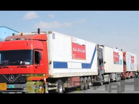 حملة الهلال الأحمر الإماراتي في مخيم الأزرق لمساعدة اللاجئين السوريين