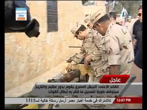 بالفيديو لحظة لقاء السيسي بجنود القوات المسلحة
