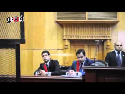 بالفيديو نجل المستشار هشام بركات يمثل النيابة