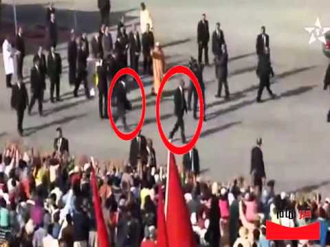 بالفيديو عدد حراس الملك المغربي محمد السادس