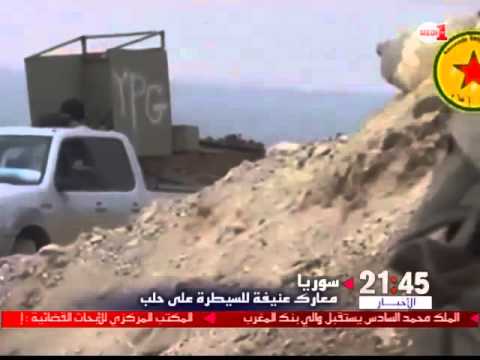 شاهد معارك عنيفة في سورية للسيطرة على حلب