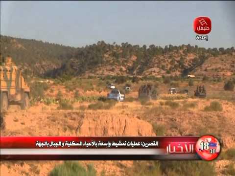 بالفيديو الوحدات العسكرية في القصرين تنفذ حملات أمنية مدعومة بالمروحيات