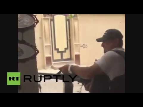 فيديو انتحاريان من داعش يهاجمان بلدة بيجي أثناء الليل