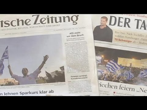 شاهد امتعاض الشارع الألماني بعد نتائج استفتاء اليونان