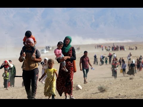 شاهد نازحو الحسكة يلجأون إلى المناطق الشمالية