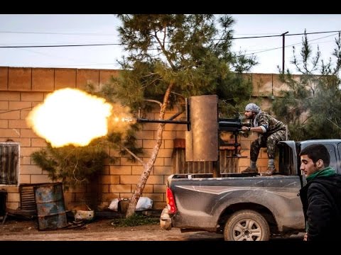 شاهد داعش يهاجم مدينة عين عيسى في محافظة الرقة