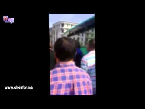 شاهد مضاربة وسط كازا