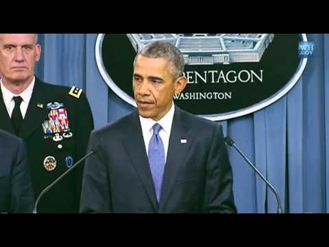 شاهد أوباما يخطأ ويعترف قائلًا نحن ندرب داعش خلال مؤتمر صحافي