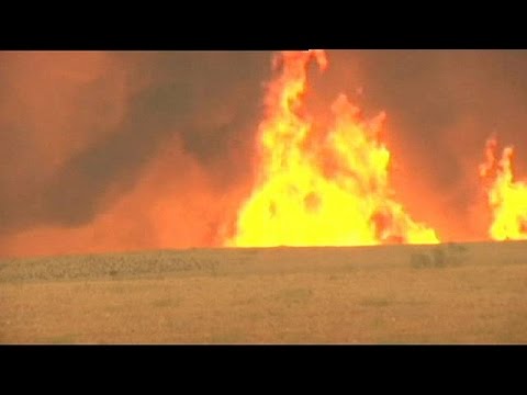 ارتفاع درجات الحرارة يتسبب في حرائق مروعة في أسبانيا