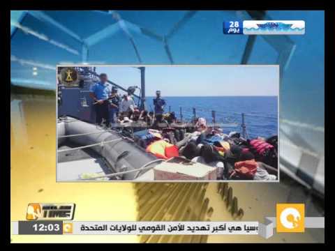 شاهد إحباط محاولة هجرة 78 فردًا قبالة سواحل الإسكندرية