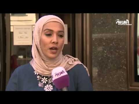 كويتية بالحجاب في بطولة ويمبلدون للتنس