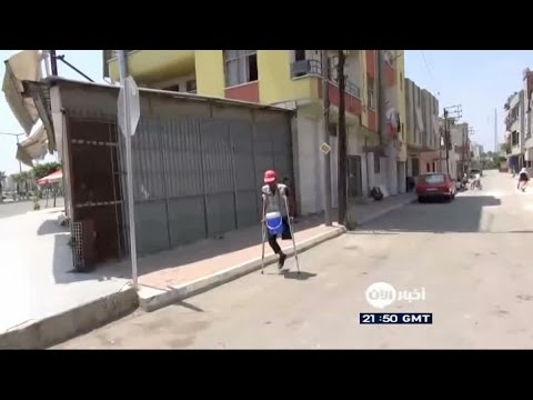 شاهد مواطن سوري يتحدى الإصابة بحثًا عن الحياة الكريمة