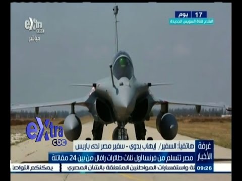 مصر تتسلم أول ثلاث طائرات رافال من فرنسا