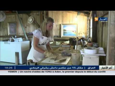 شاهد مصنع تقليدي حرفي لدباغة جلود الأسماك