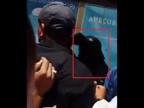 فيديو لحظة القبض على رجل متنكر يضع النقاب