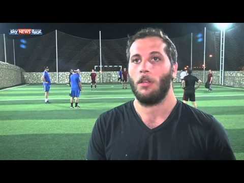 بالفيديو مكفوفون مصريون يلعبون كرة القدم