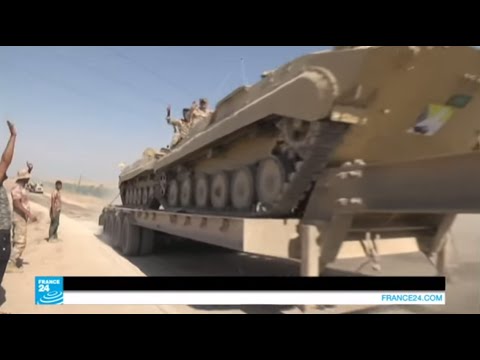 شاهد تحركات على خط التماس بين القوات العراقية وداعش
