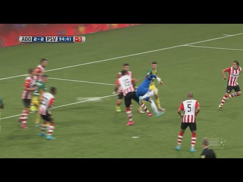 شاهد هدف اسطورى بـالكعب لحارس أدو دين هاغ