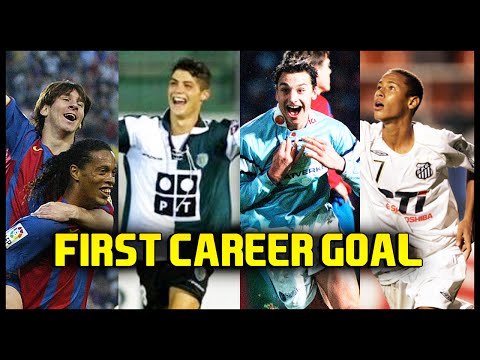الهدف الأول فى مسيرة نجوم الكرة العالمية