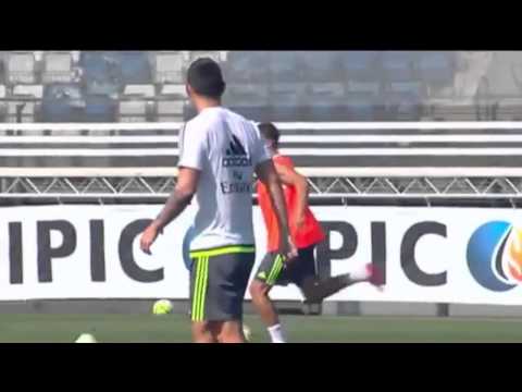 شاهد مهارات إيارامندى في تدريبات ريال مدريد