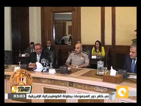 محلب يوجه الشكر للوزراء ويطلب منهم تسيير الأعمال