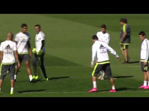 مهارة رائعة من رونالدو في تدريبات ريال مدريد