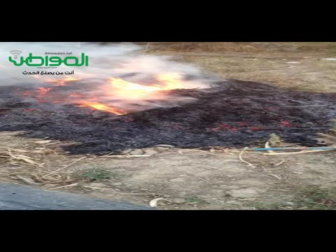 خليجي يوثق حرق جثة عامل هندي داخل مزرعته