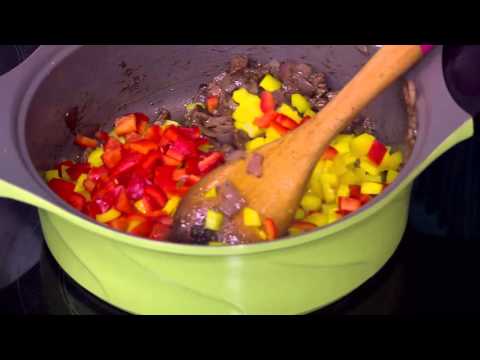 طريقة عمل قالب البطاطس باللحمة والخضار