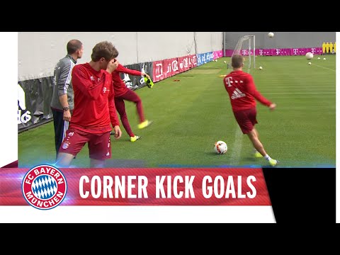 منافسة بين لاعبي البايرن على إحراز الأهداف من أصعب زاوية