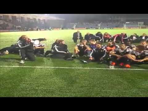 لاعبو بلجيكا يحتفلون برباعية أندورا مع جماهيرهم