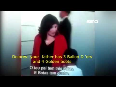 شاهد نجل رونالدو يحرج جدته باستفساره عن ميسي