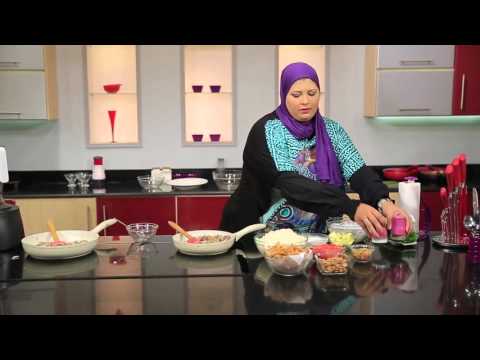 بالفيديو طريقة تحضير فتة الكبد والقوانص مع القلوب